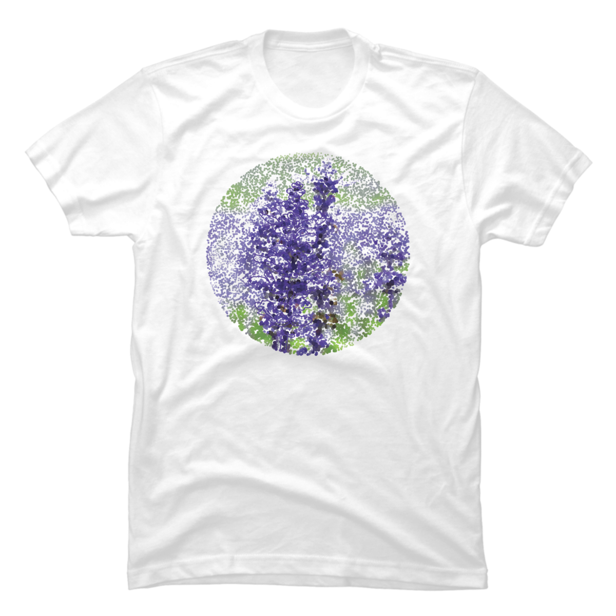 lavender flower shirt